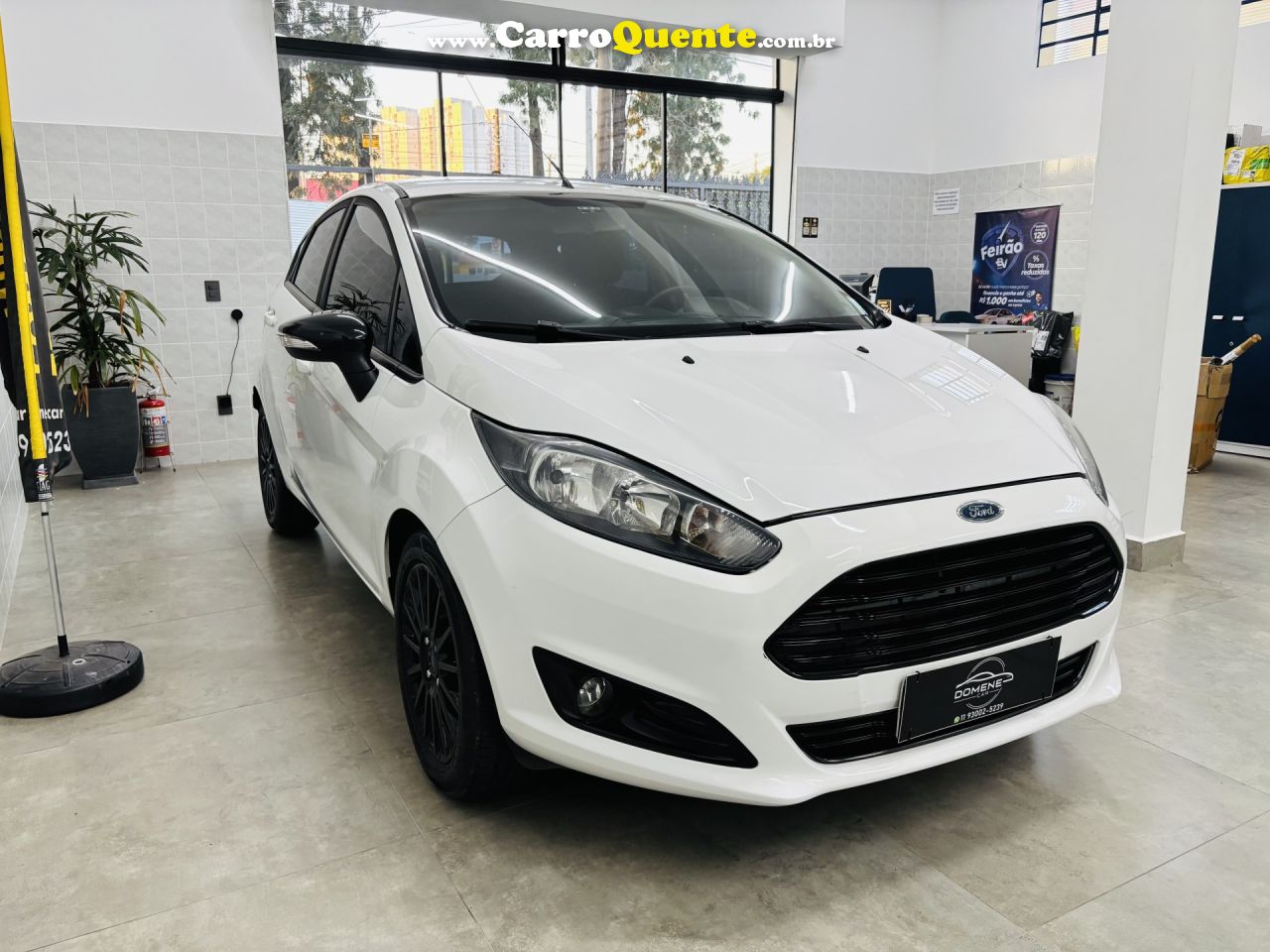 FORD   FIESTA SEL 1.6 16V FLEX MEC. 5P   BRANCO 2017 1.6 FLEX - Loja