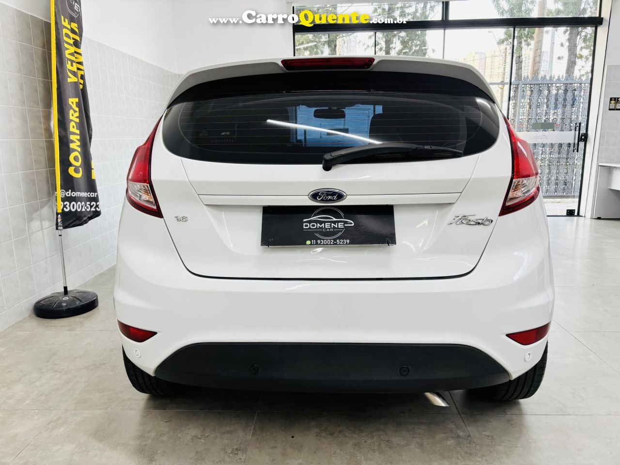 FORD   FIESTA SEL 1.6 16V FLEX MEC. 5P   BRANCO 2017 1.6 FLEX - Loja