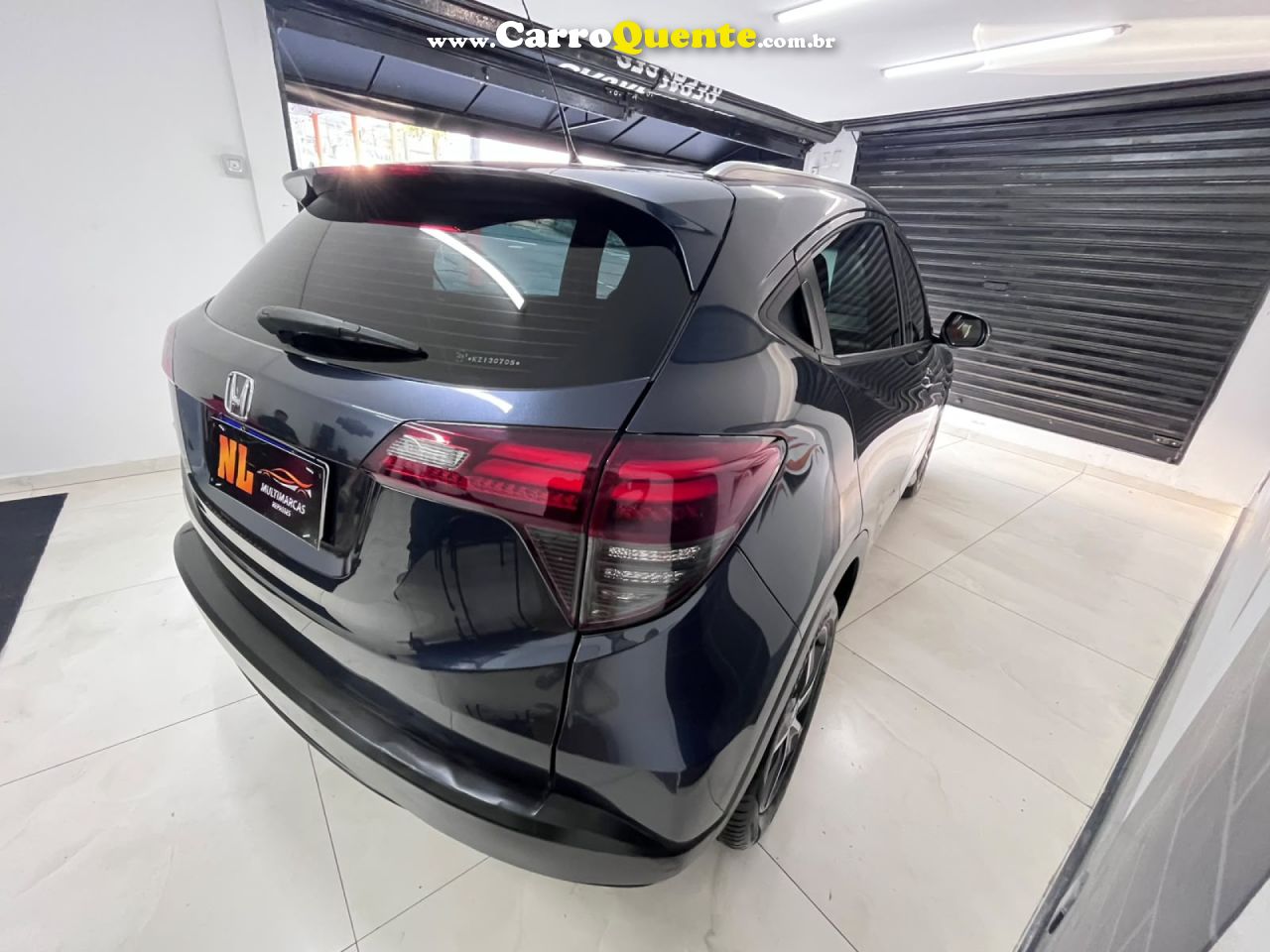 HONDA   HR-V EX 1.8 FLEXONE 16V 5P AUT.   CINZA 2019 1.8 GASOLINA - Loja