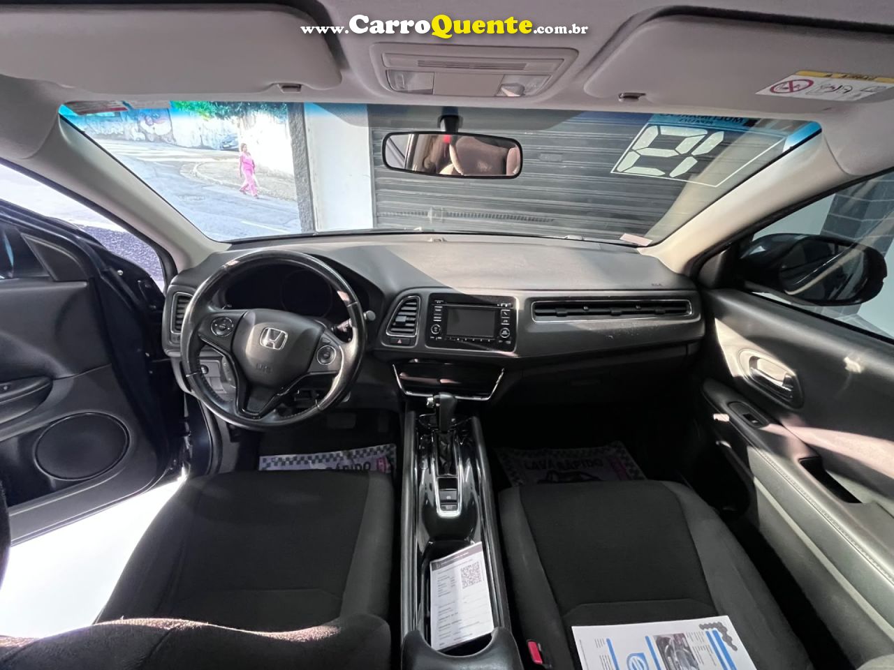HONDA   HR-V EX 1.8 FLEXONE 16V 5P AUT.   CINZA 2019 1.8 GASOLINA - Loja