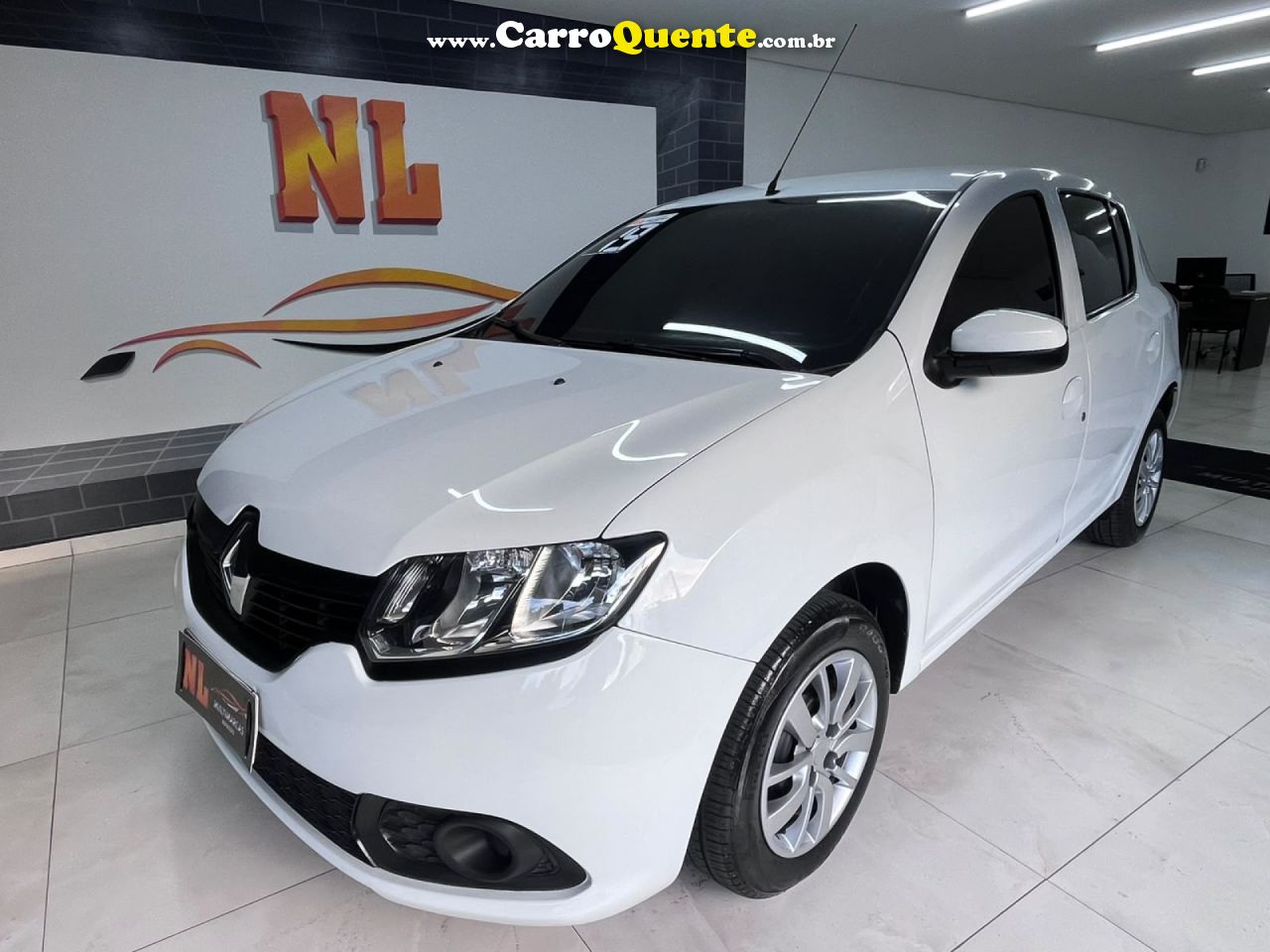 RENAULT   SANDERO AUTHENTIQUE FLEX 1.0 12V 5P   BRANCO 2019 1.0 FLEX - Loja