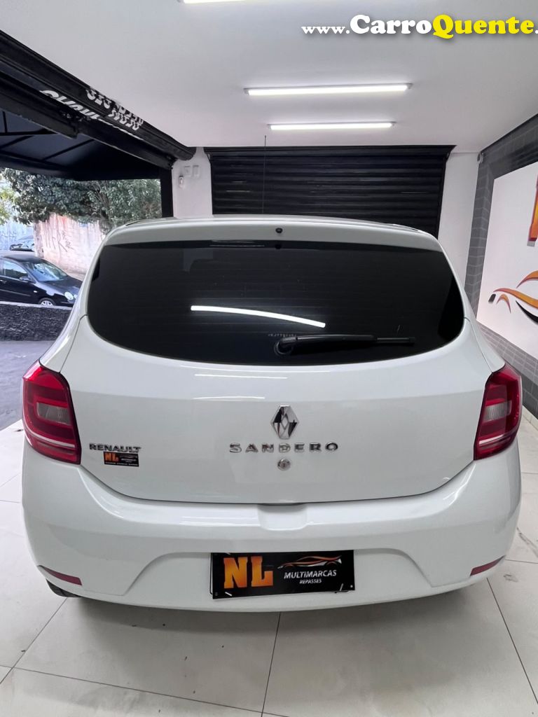 RENAULT   SANDERO AUTHENTIQUE FLEX 1.0 12V 5P   BRANCO 2019 1.0 FLEX - Loja