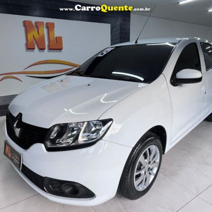 RENAULT   SANDERO AUTHENTIQUE FLEX 1.0 12V 5P   BRANCO 2019 1.0 FLEX