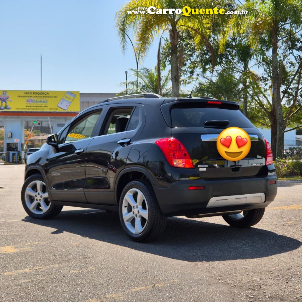 CHEVROLET   TRACKER LTZ 1.8 16V FLEX 4X2 AUT.   PRETO 2015 1.8 FLEX - Loja