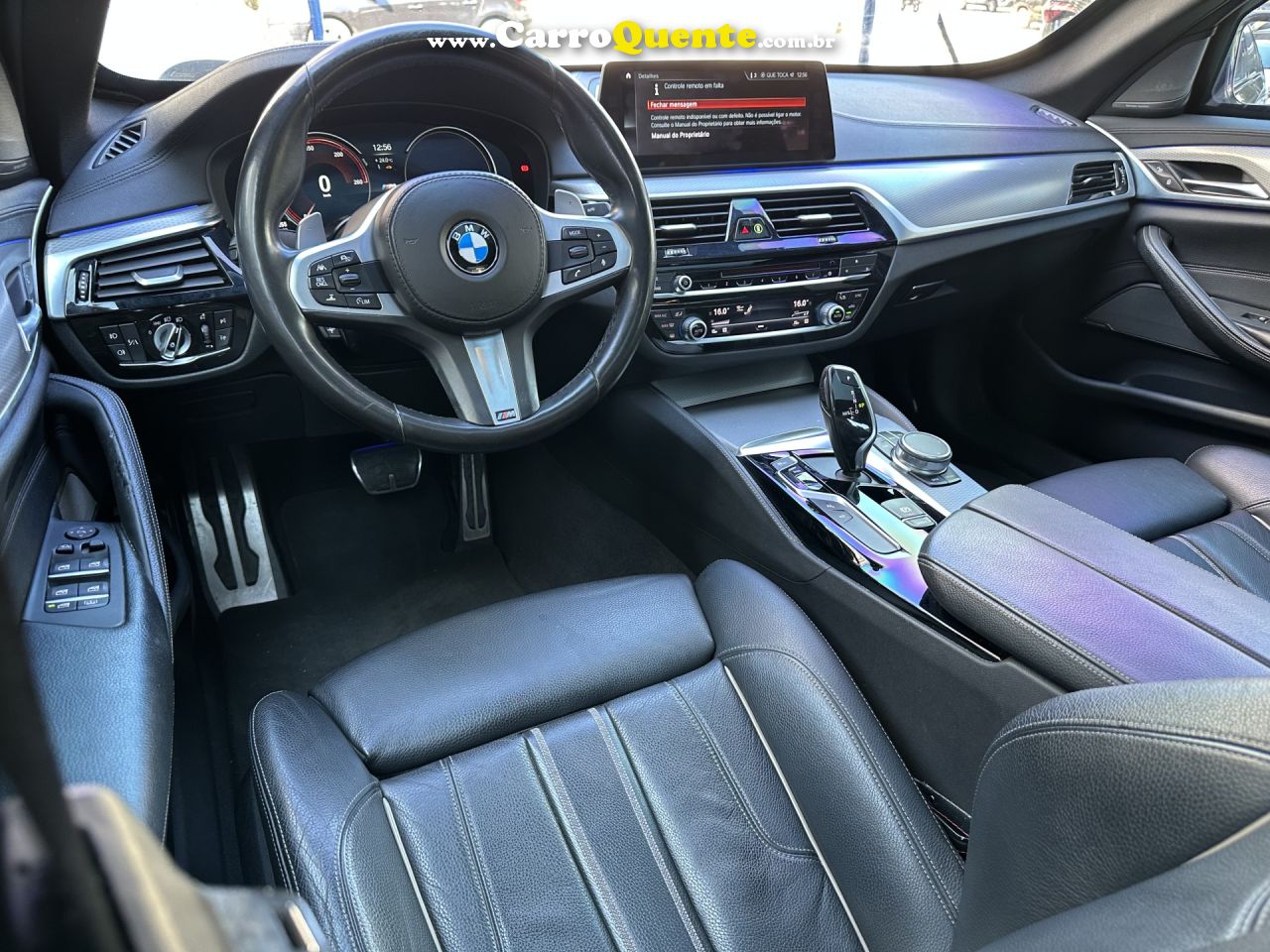 BMW   540I M SPORT 3.0 TURBO 340CV AUT.   PRETO 2018 3.0 T GASOLINA - Loja