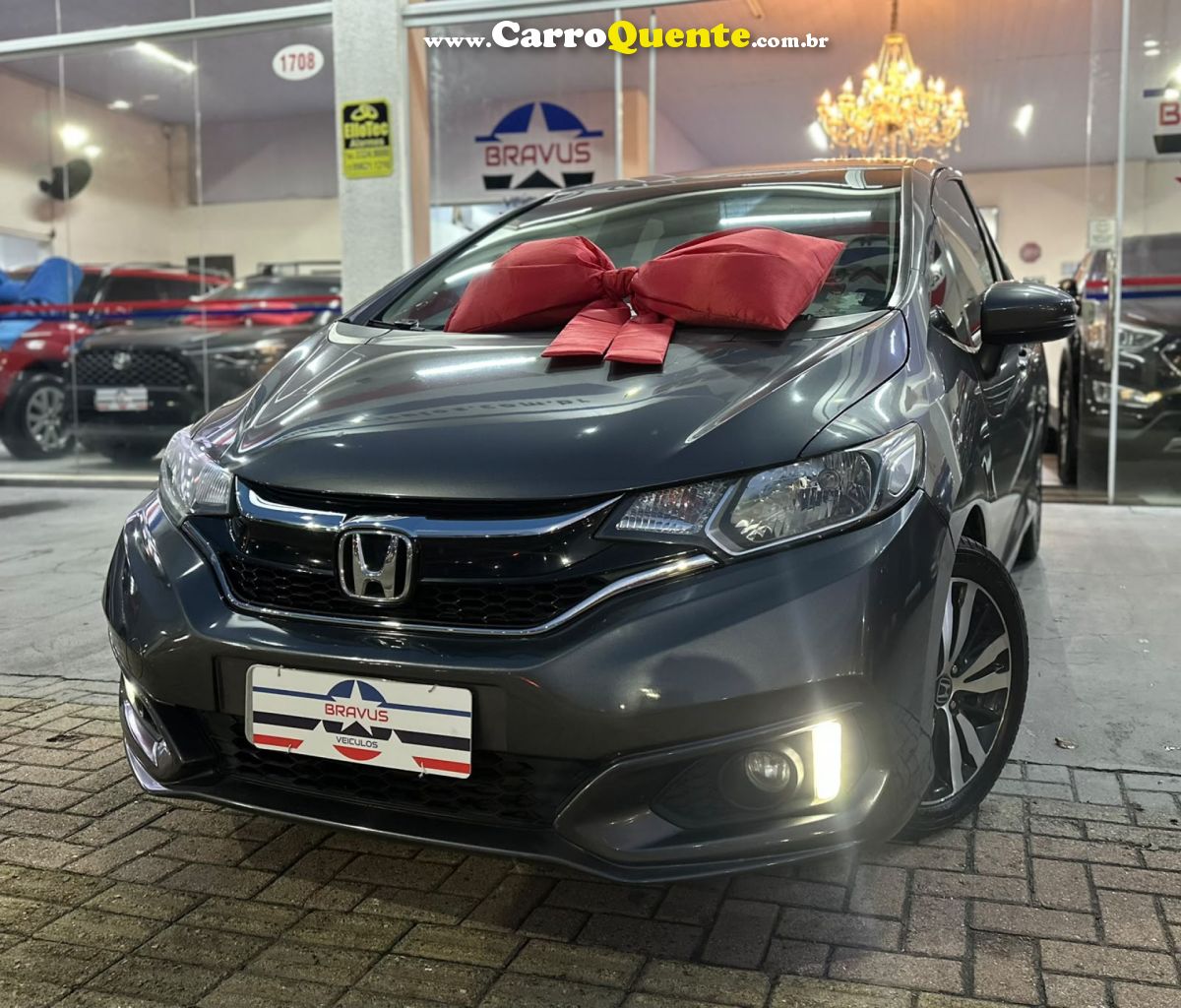 HONDA   FIT EXSEX 1.5 FLEXFLEXONE 16V 5P AUT.   CINZA 2018 1.5 FLEX - Loja