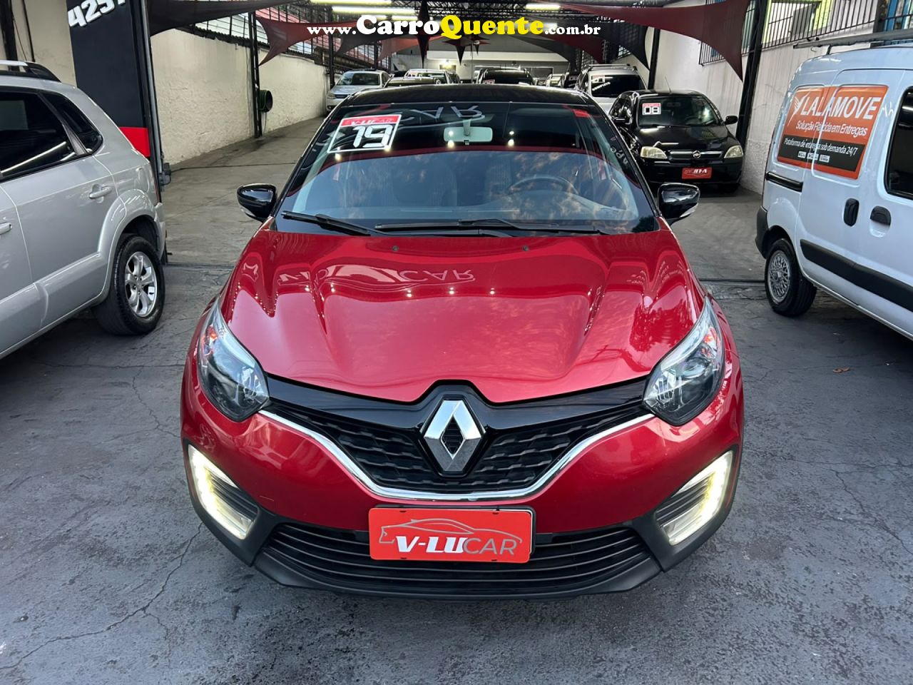RENAULT   CAPTUR LIFE 1.6 16V FLEX 5P AUT.   VERMELHO 2019 1.6 FLEX - Loja
