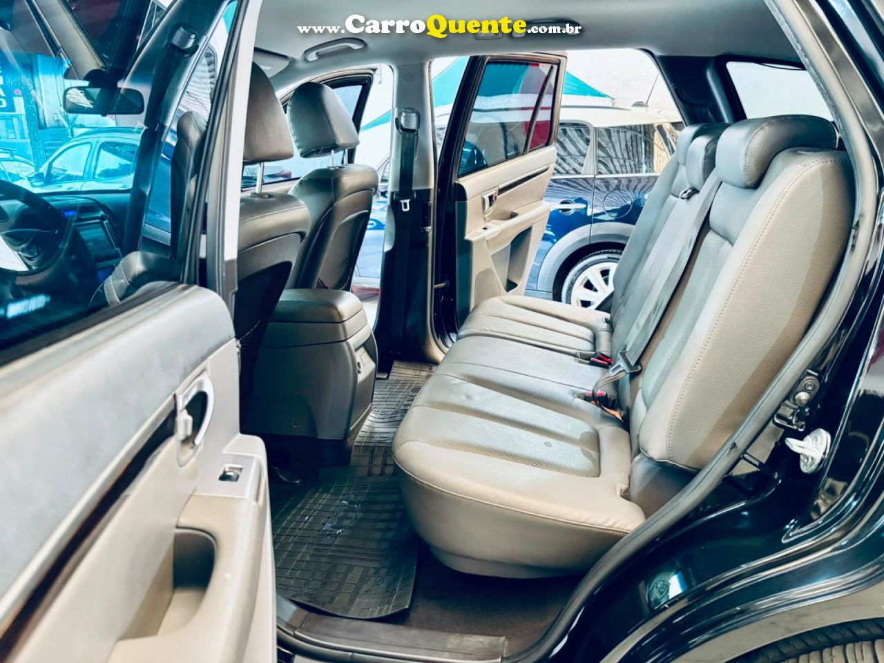 HYUNDAI   SANTA FE GLS 3.5 V6 4X4 TIPTRONIC   PRETO 2012 3.5 GASOLINA - Loja