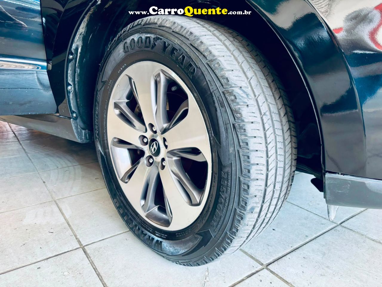 HYUNDAI   SANTA FE GLS 3.5 V6 4X4 TIPTRONIC   PRETO 2012 3.5 GASOLINA - Loja