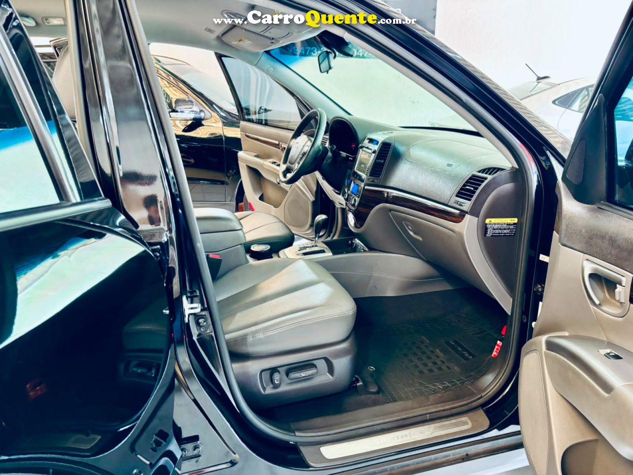 HYUNDAI   SANTA FE GLS 3.5 V6 4X4 TIPTRONIC   PRETO 2012 3.5 GASOLINA - Loja