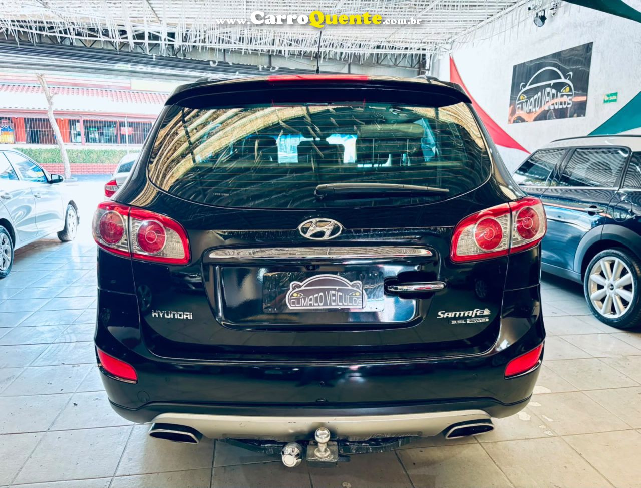 HYUNDAI   SANTA FE GLS 3.5 V6 4X4 TIPTRONIC   PRETO 2012 3.5 GASOLINA - Loja