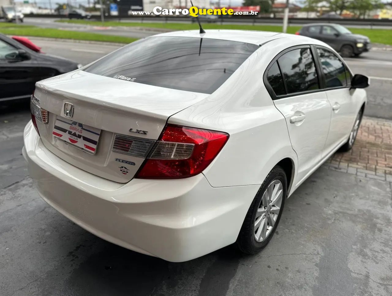 HONDA   CIVIC SEDAN LXS 1.81.8 FLEX 16V AUT. 4P   BRANCO 2015 1.8 FLEX - Loja