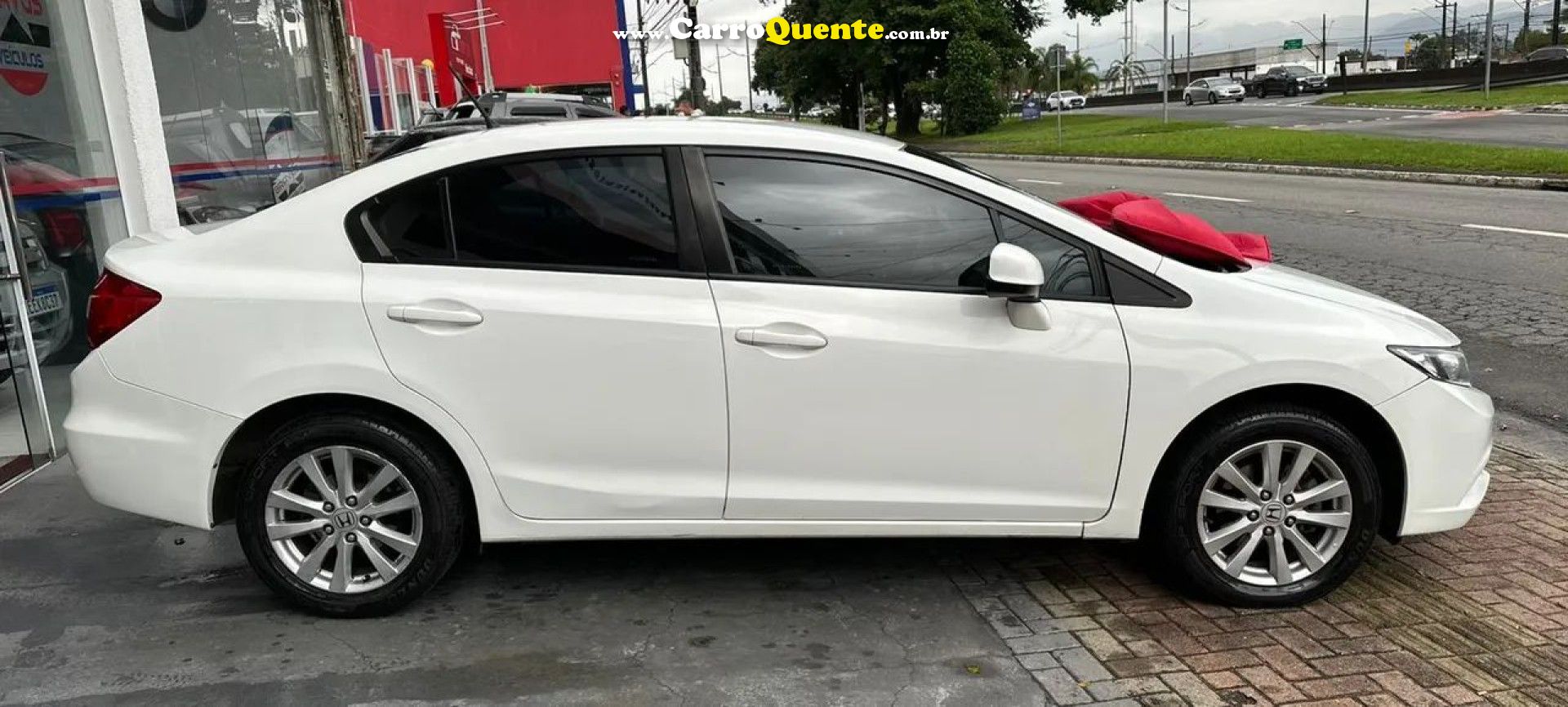 HONDA   CIVIC SEDAN LXS 1.81.8 FLEX 16V AUT. 4P   BRANCO 2015 1.8 FLEX - Loja