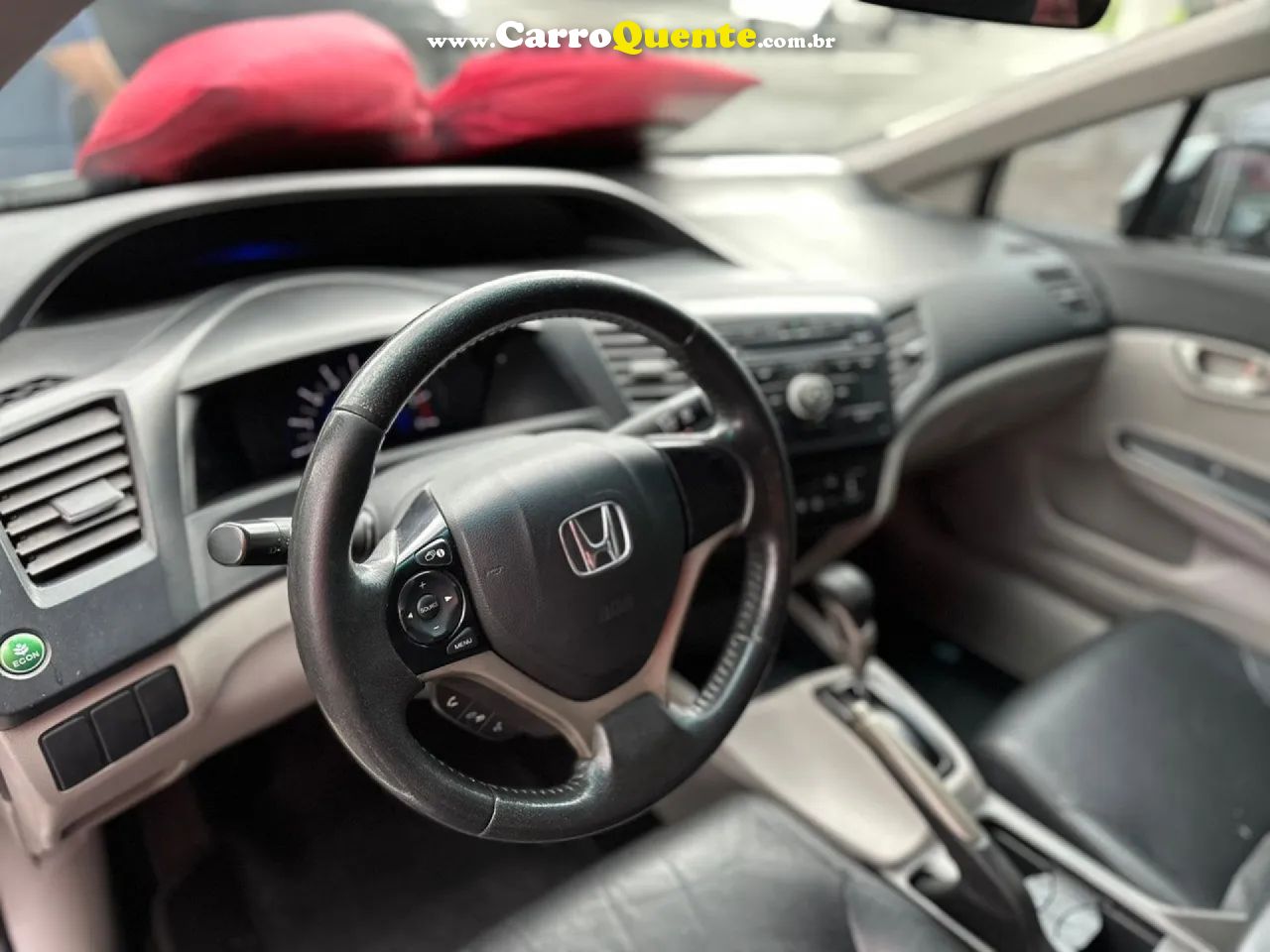 HONDA   CIVIC SEDAN LXS 1.81.8 FLEX 16V AUT. 4P   BRANCO 2015 1.8 FLEX - Loja