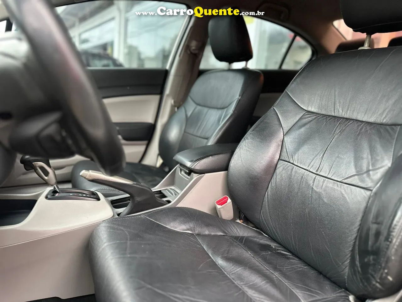 HONDA   CIVIC SEDAN LXS 1.81.8 FLEX 16V AUT. 4P   BRANCO 2015 1.8 FLEX - Loja
