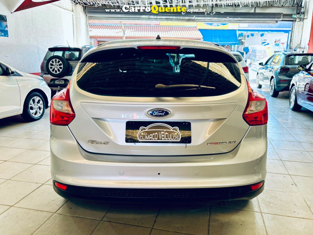 FORD   FOCUS 2.0 16VSESE PLUS FLEX 5P AUT.   PRATA 2015 2.0 FLEX - Loja
