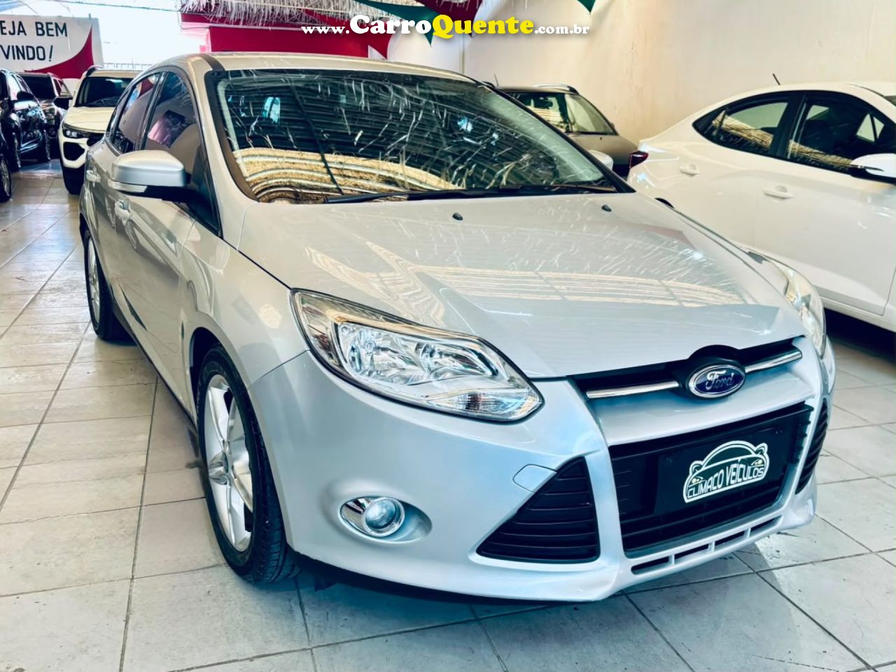 FORD   FOCUS 2.0 16VSESE PLUS FLEX 5P AUT.   PRATA 2015 2.0 FLEX - Loja