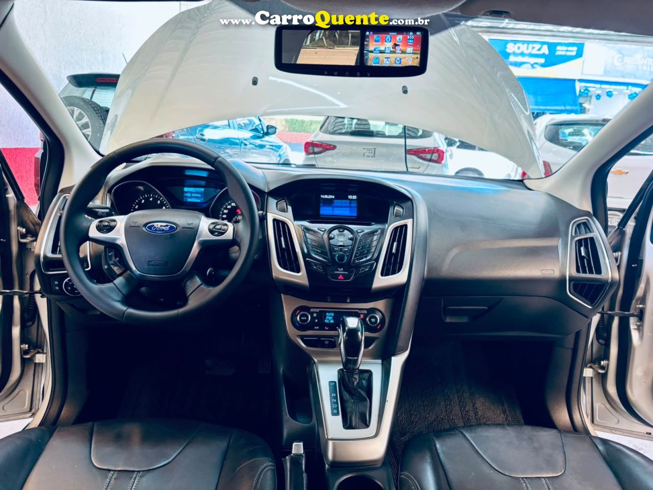 FORD   FOCUS 2.0 16VSESE PLUS FLEX 5P AUT.   PRATA 2015 2.0 FLEX - Loja