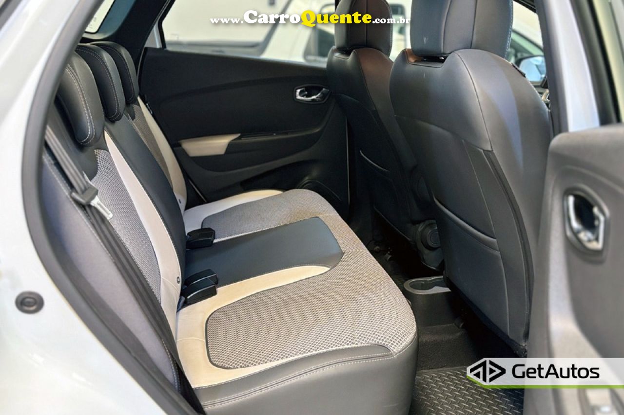 RENAULT   CAPTUR INTENSE 1.6 16V FLEX 5P AUT.   BRANCO 2020 1.6 FLEX - Loja