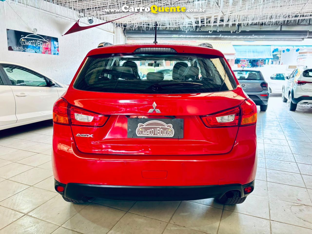 MITSUBISHI   ASX 2.0 16V 160CV AUT.   VERMELHO 2014 2.0 GASOLINA - Loja