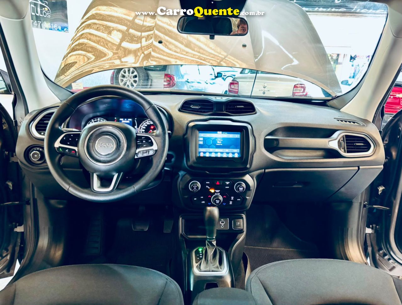 JEEP   RENEGADE SPORT 1.8 4X2 FLEX 16V AUT.   CINZA 2021 1.8 FLEX - Loja