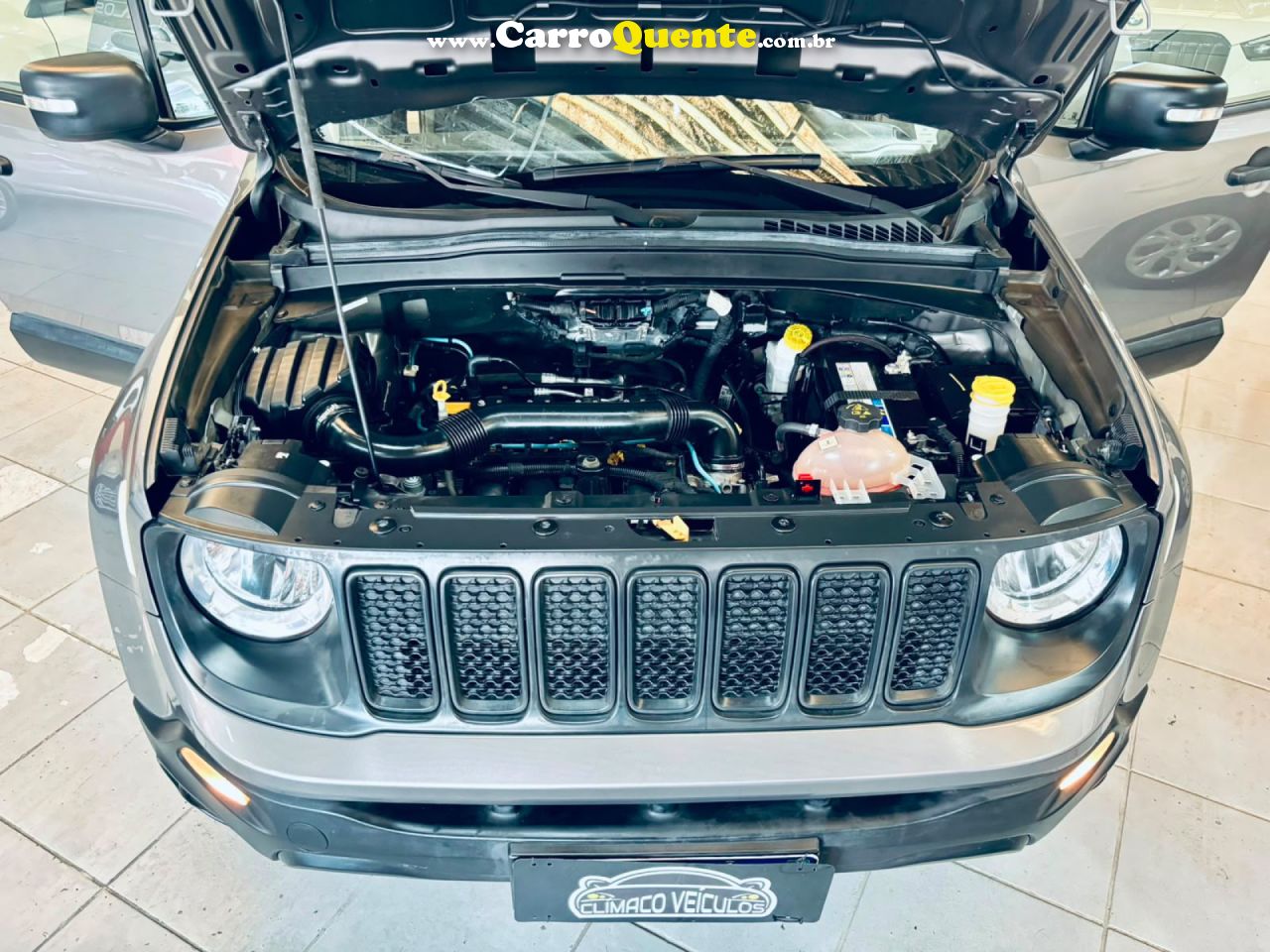 JEEP   RENEGADE SPORT 1.8 4X2 FLEX 16V AUT.   CINZA 2021 1.8 FLEX - Loja