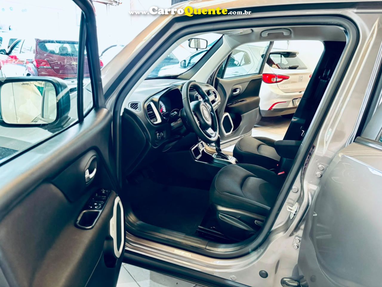JEEP   RENEGADE SPORT 1.8 4X2 FLEX 16V AUT.   CINZA 2021 1.8 FLEX - Loja