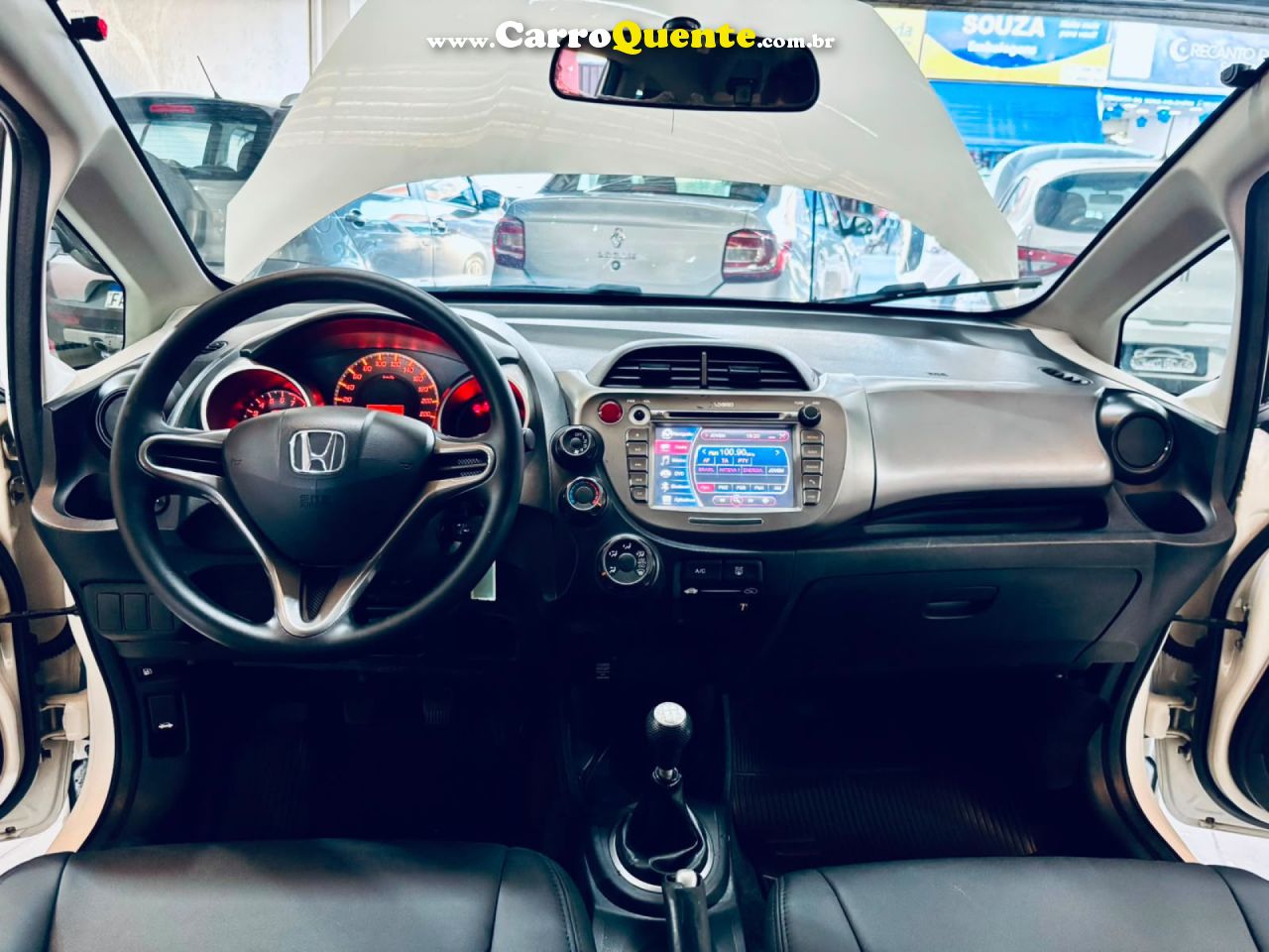 HONDA   FIT CX 1.4 FLEX 16V 5P MEC.   BRANCO 2014 1.4 FLEX - Loja