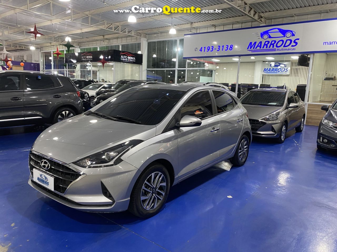 HYUNDAI   HB20 DIAMOND 1.0 TB FLEX 12V AUT.   PRATA 2020 1.0 FLEX - Loja