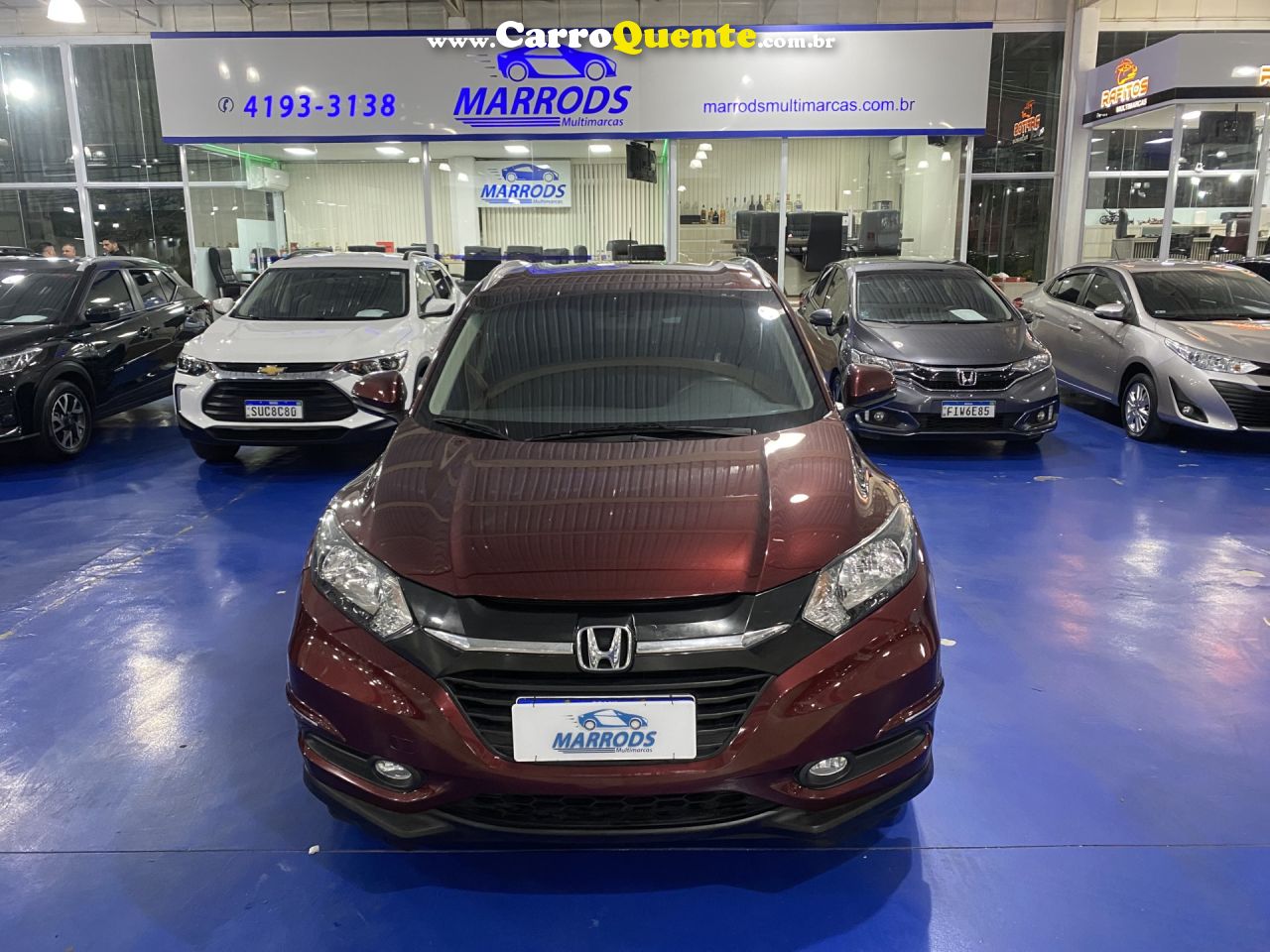 HONDA   HR-V EX 1.8 FLEXONE 16V 5P AUT.   VERMELHO 2016 1.8 FLEX - Loja