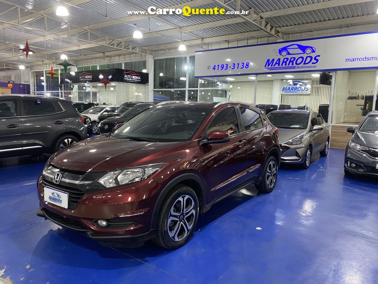 HONDA   HR-V EX 1.8 FLEXONE 16V 5P AUT.   VERMELHO 2016 1.8 FLEX - Loja