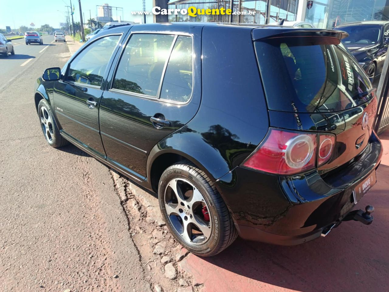 VOLKSWAGEN   GOLF SPORTLINE 1.6 MI TOTAL FLEX 8V 4P   PRETO 2008 1.6 FLEX - Loja