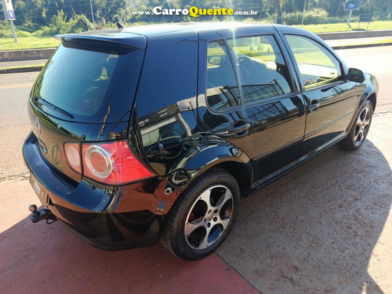 VOLKSWAGEN   GOLF SPORTLINE 1.6 MI TOTAL FLEX 8V 4P   PRETO 2008 1.6 FLEX - Loja
