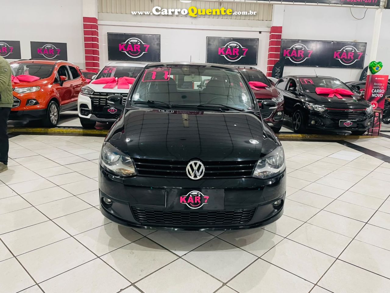 VOLKSWAGEN   FOX 1.6 MI TOTAL FLEX 8V 5P   PRETO 2011 1.6 FLEX - Loja
