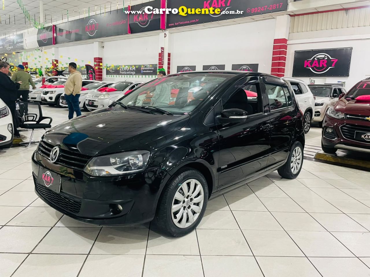 VOLKSWAGEN   FOX 1.6 MI TOTAL FLEX 8V 5P   PRETO 2011 1.6 FLEX - Loja