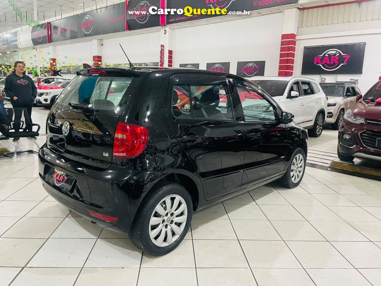 VOLKSWAGEN   FOX 1.6 MI TOTAL FLEX 8V 5P   PRETO 2011 1.6 FLEX - Loja