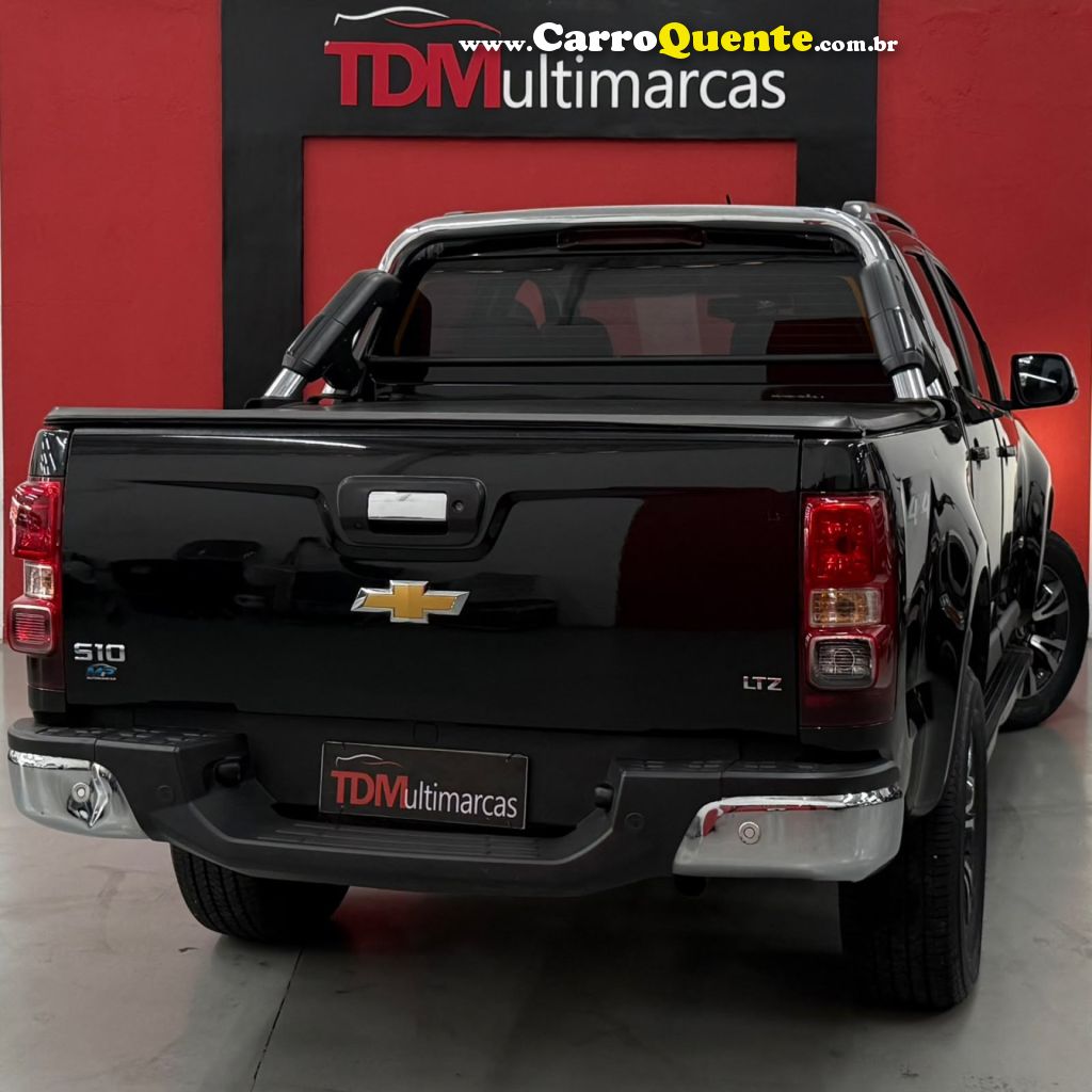 CHEVROLET   S10 PICK-UP LTZ 2.5 FLEX 4X4 CD AUT.   PRETO 2018 2.5 FLEX - Loja