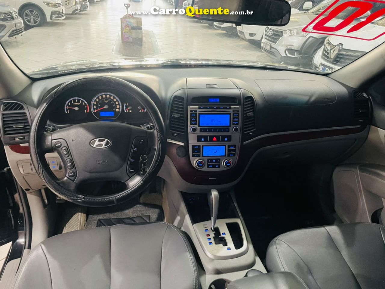 HYUNDAI   SANTA FE GLS 2.7 V6 4X4TIPTRONIC   PRETO 2010 2.7 GASOLINA - Loja