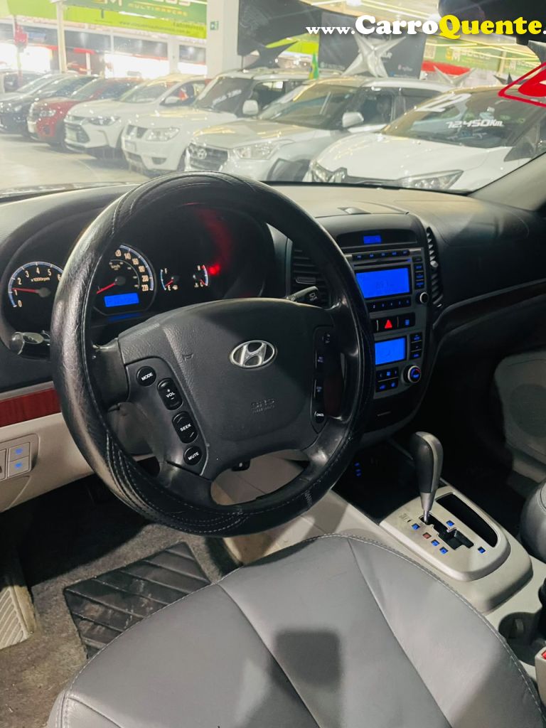 HYUNDAI   SANTA FE GLS 2.7 V6 4X4TIPTRONIC   PRETO 2010 2.7 GASOLINA - Loja