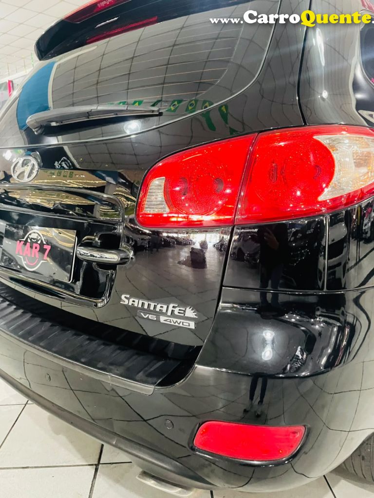 HYUNDAI   SANTA FE GLS 2.7 V6 4X4TIPTRONIC   PRETO 2010 2.7 GASOLINA - Loja