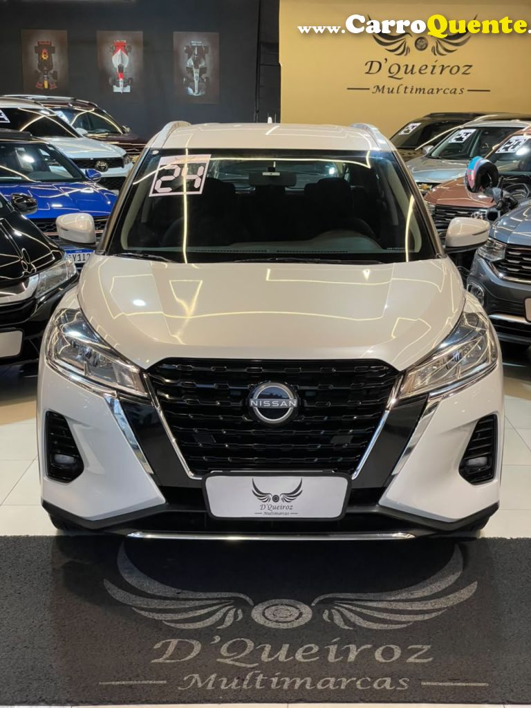 NISSAN   KICKS SENSE 1.6 16V FLEX AUT.   BRANCO 2024 1.6 FLEX - Loja