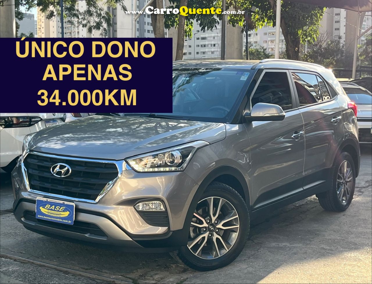HYUNDAI   CRETA PRESTIGE 2.0 16V FLEX AUT.   PRATA 2019 2.0 FLEX - Loja