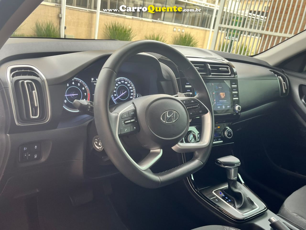 HYUNDAI   CRETA LIMITED TOP DE LINHA BAIXA KM GARANTIA DE FABRICA   PRETO 2023 1.0 FLEX - Loja