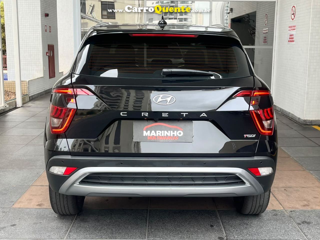 HYUNDAI   CRETA LIMITED TOP DE LINHA BAIXA KM GARANTIA DE FABRICA   PRETO 2023 1.0 FLEX - Loja