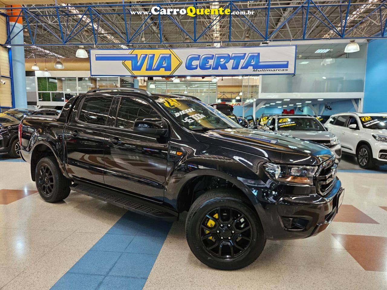 FORD RANGER 2.2 BLACK CD DIESEL * C/ 46.000 KM APENAS * 2023 - Loja