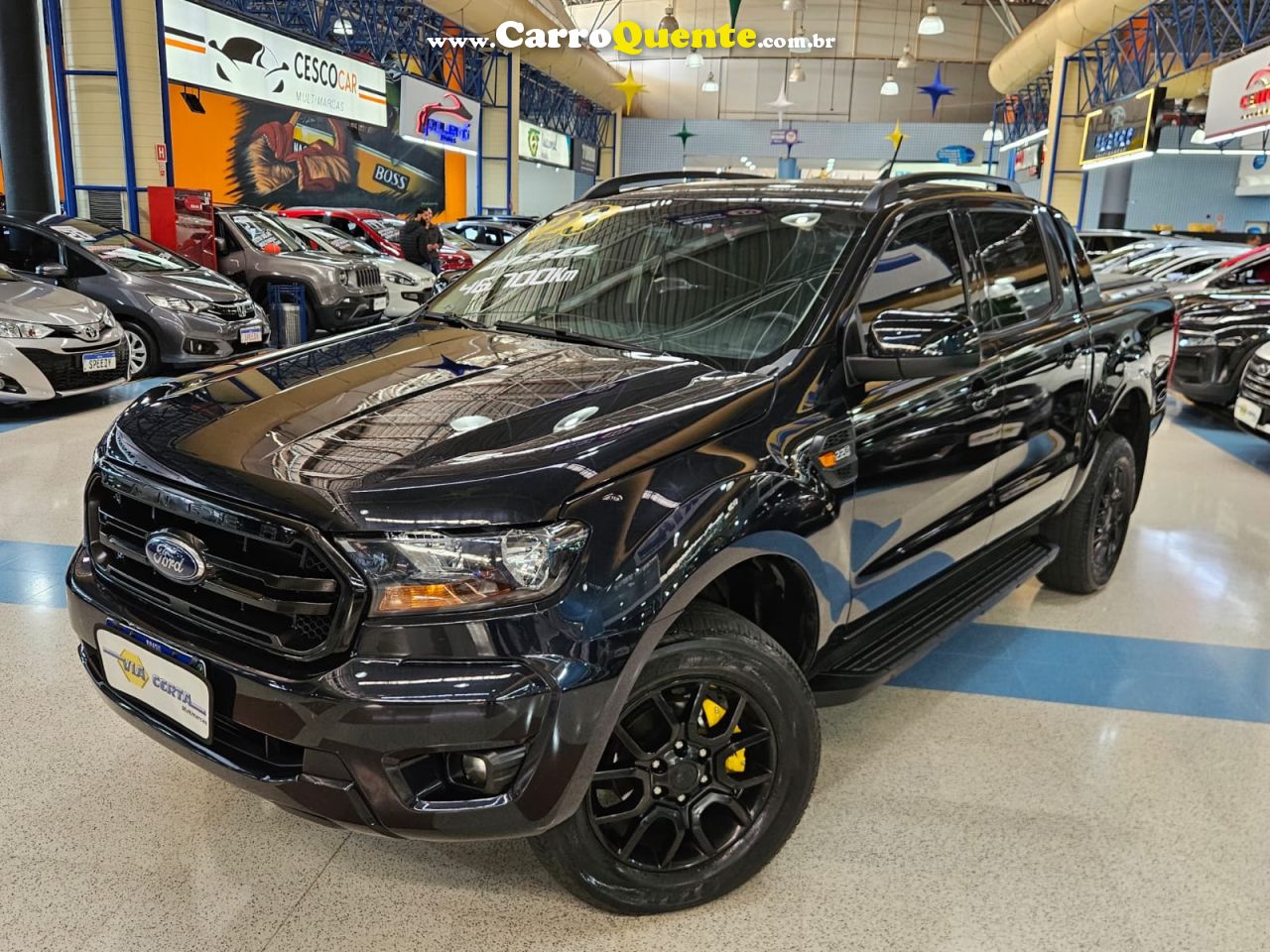 FORD RANGER 2.2 BLACK CD DIESEL * C/ 46.000 KM APENAS * 2023 - Loja