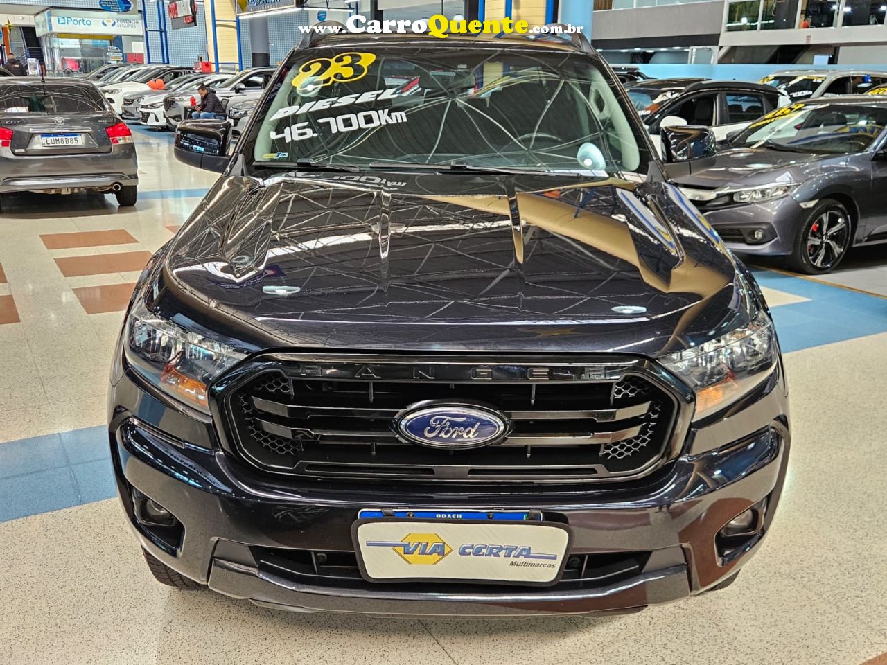 FORD RANGER 2.2 BLACK CD DIESEL * C/ 46.000 KM APENAS * 2023 - Loja