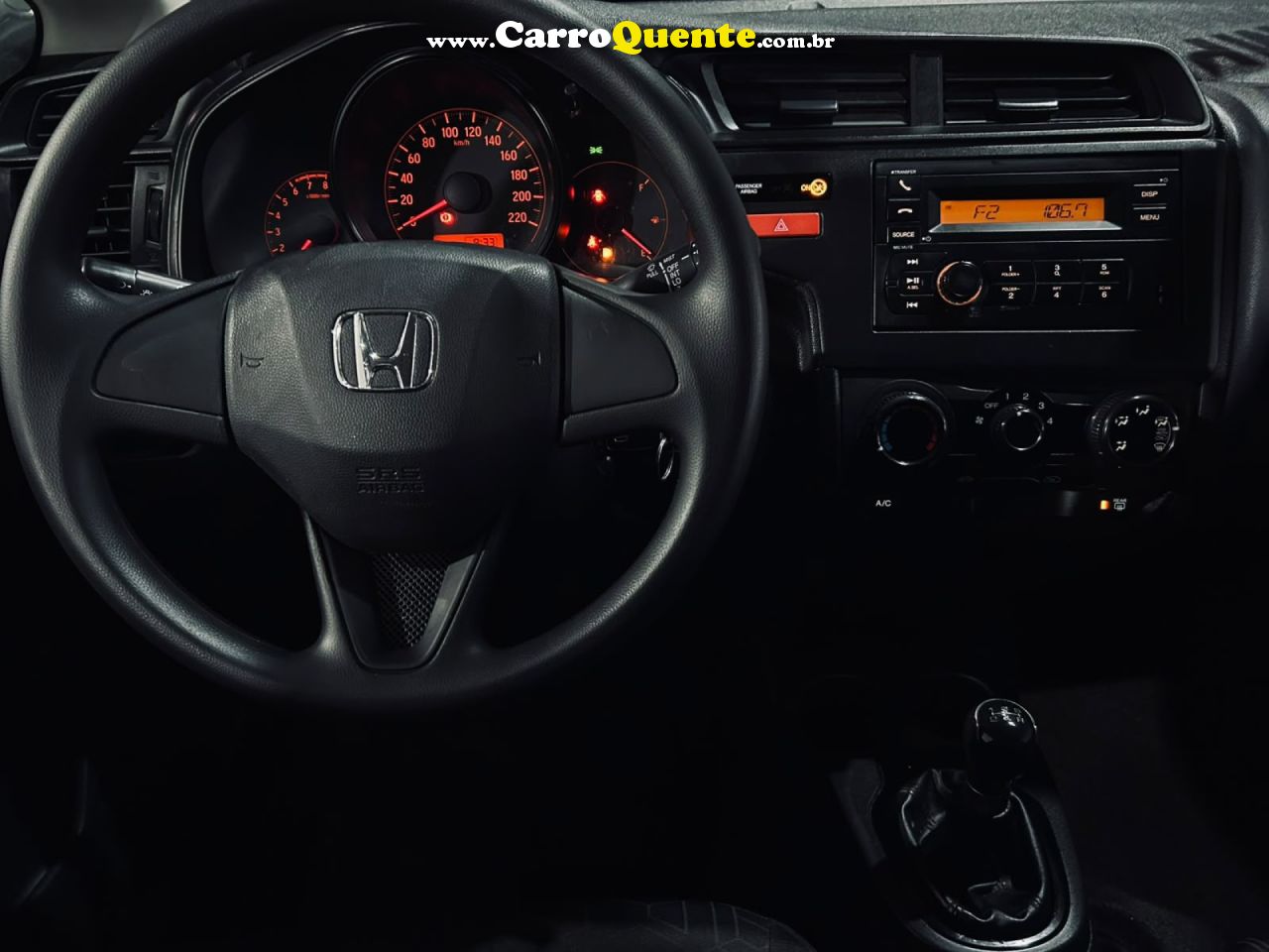 HONDA   FIT DX 1.5 FLEXONE 16V 5P MEC.   VERMELHO 2015 1.5 GASOLINA - Loja