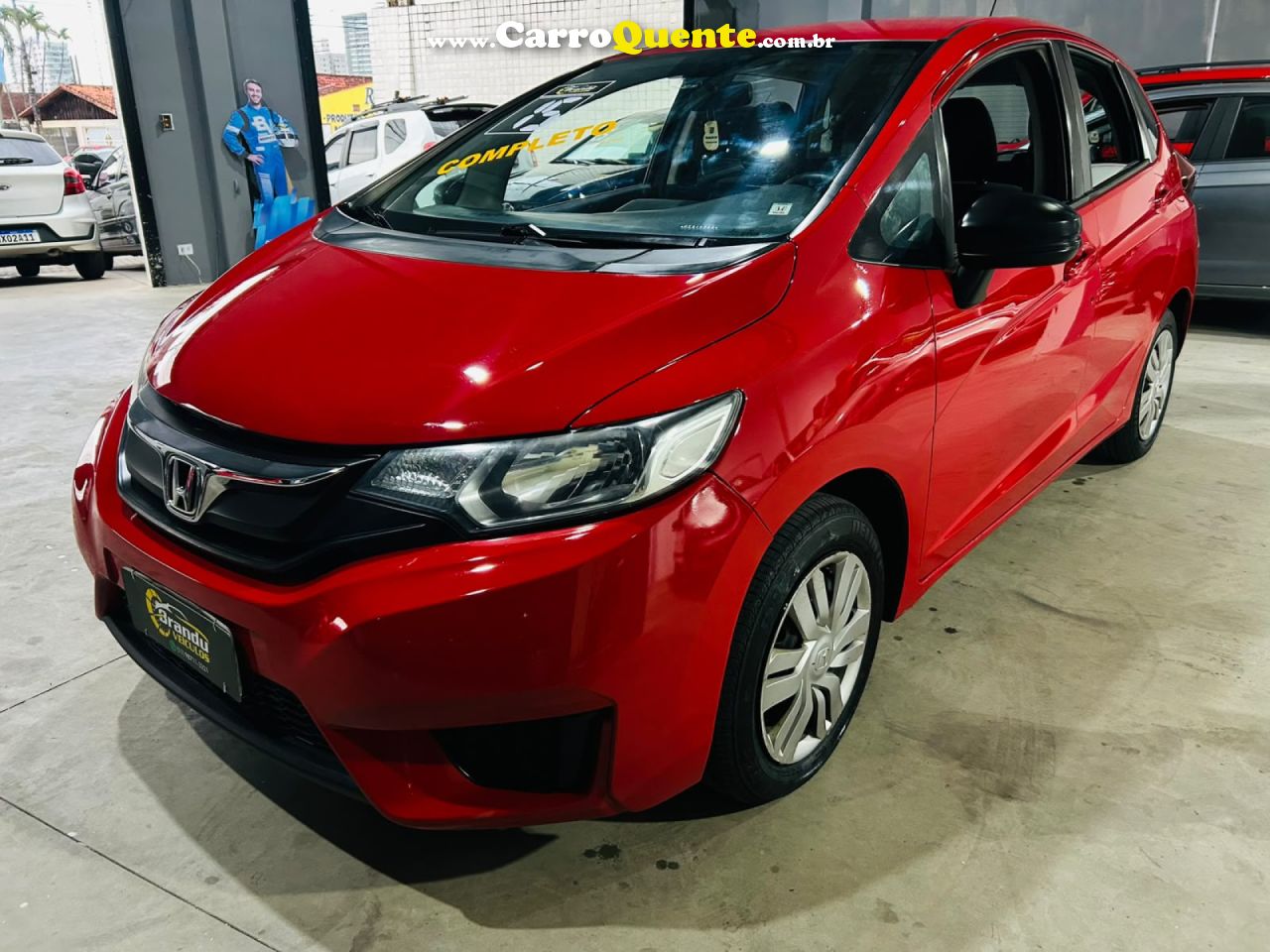 HONDA   FIT DX 1.5 FLEXONE 16V 5P MEC.   VERMELHO 2015 1.5 GASOLINA - Loja