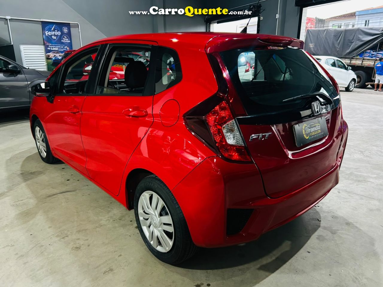 HONDA   FIT DX 1.5 FLEXONE 16V 5P MEC.   VERMELHO 2015 1.5 GASOLINA - Loja